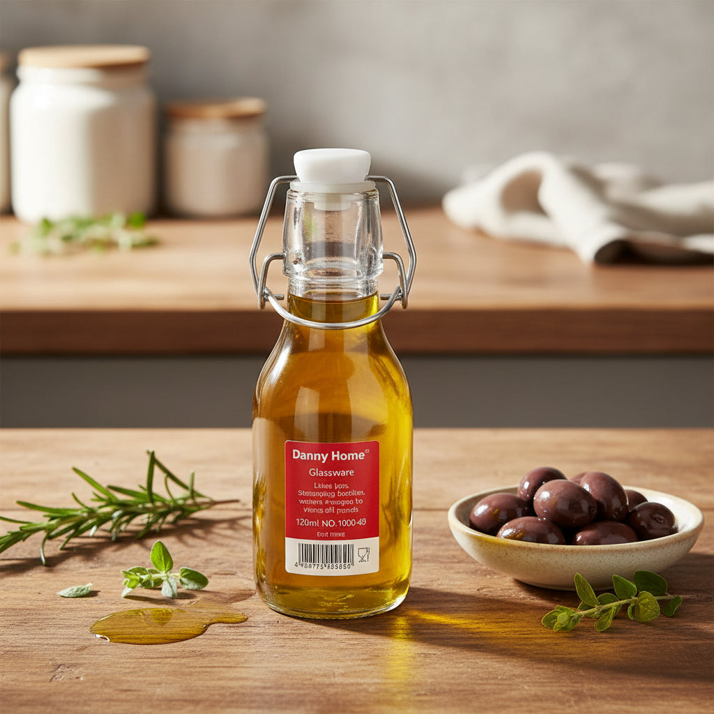 Glass Oil & Vinegar Bottle