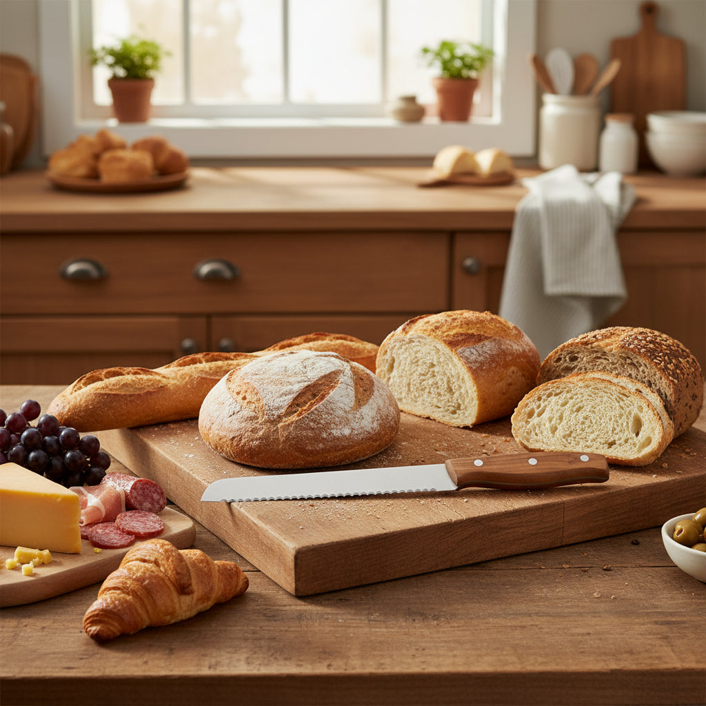 Bread Knife Classic Rosewood Serrated Bread Knife (32.1cm)