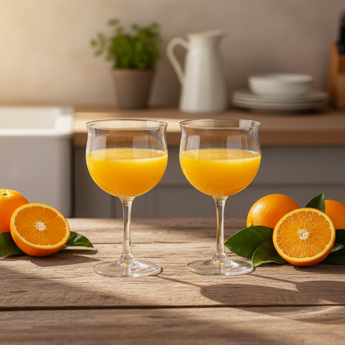 ( Buy 1 Get 1 Free ) Classic Glass Stemmed Cocktail Glass Set (2-Piece)
