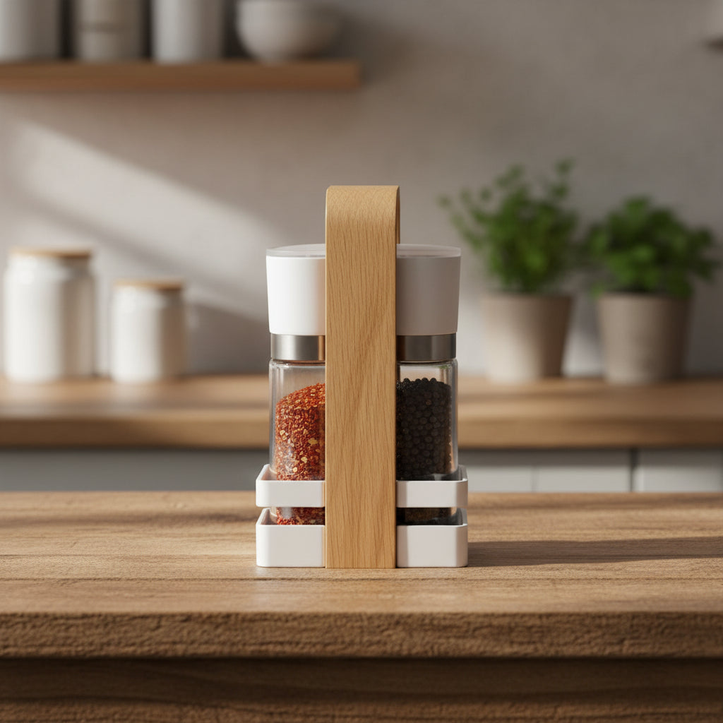 Salt & Pepper Grinder Rack Holder