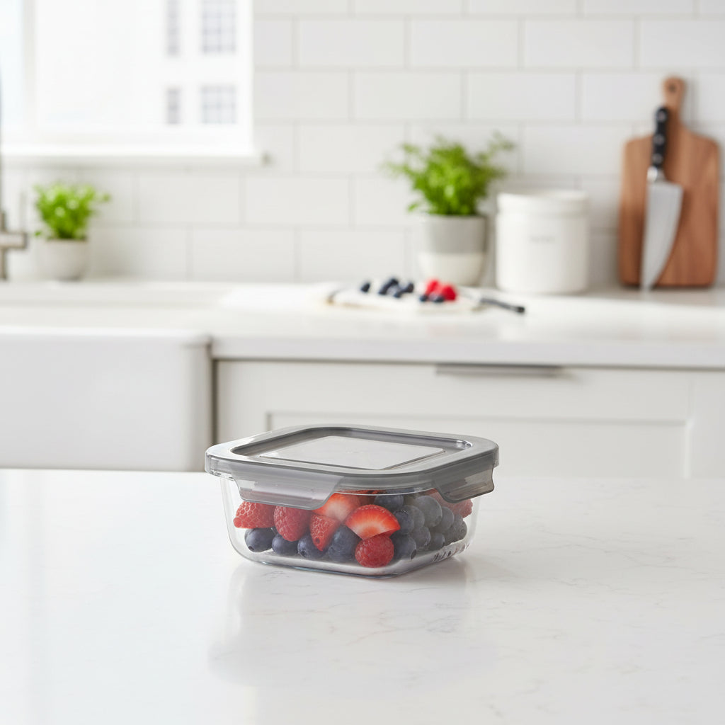 Borosilicate Squared Food Container (310ml)