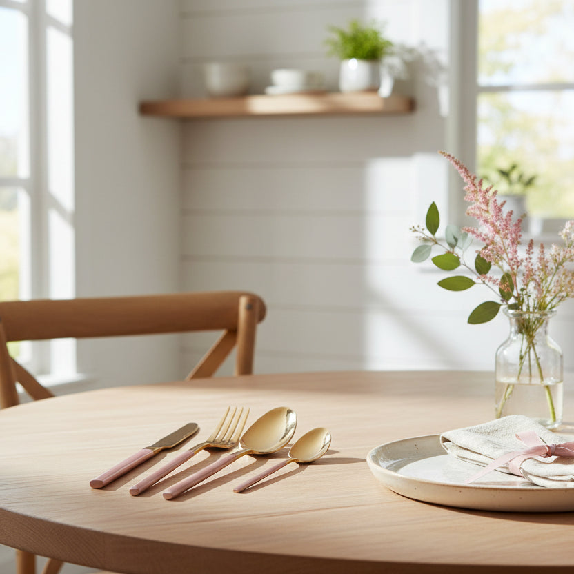 Spoons (4-Piece) – Pink – C12-9
