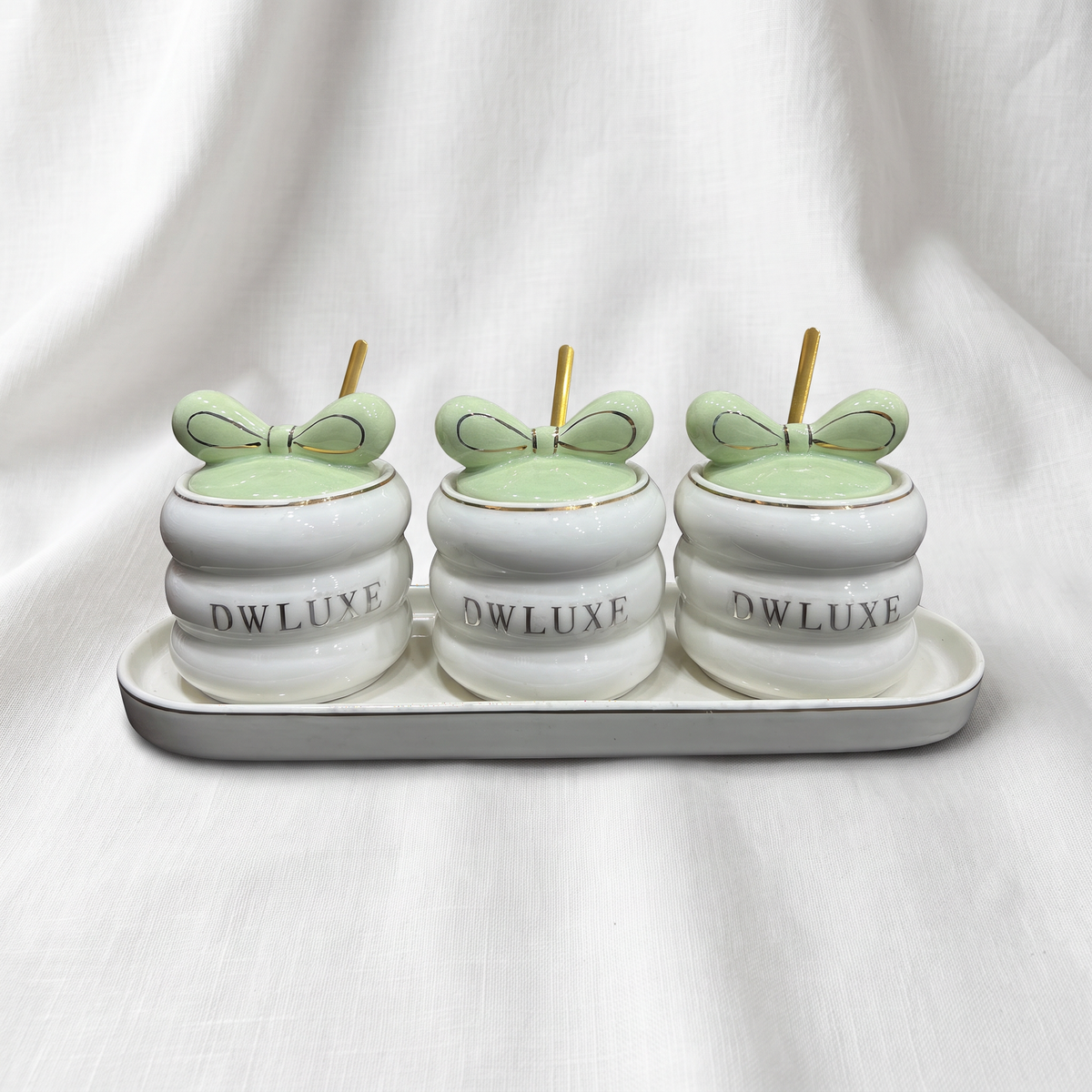 La Maya Bowtie 3 Pcs Spice Set W/Tray