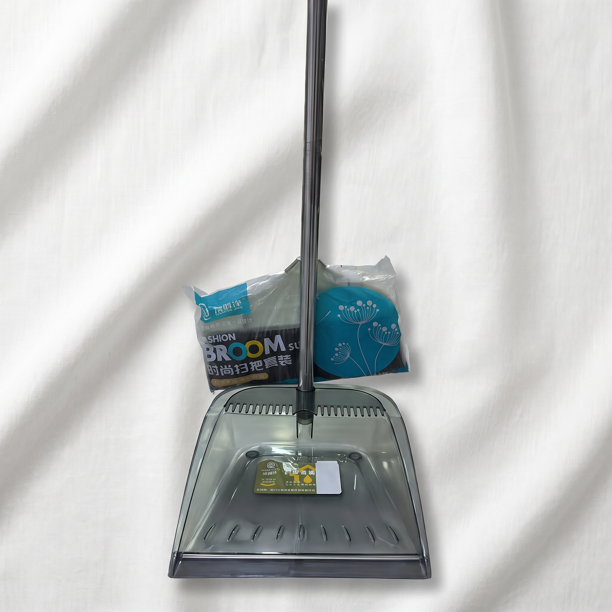 with Scoop Broom