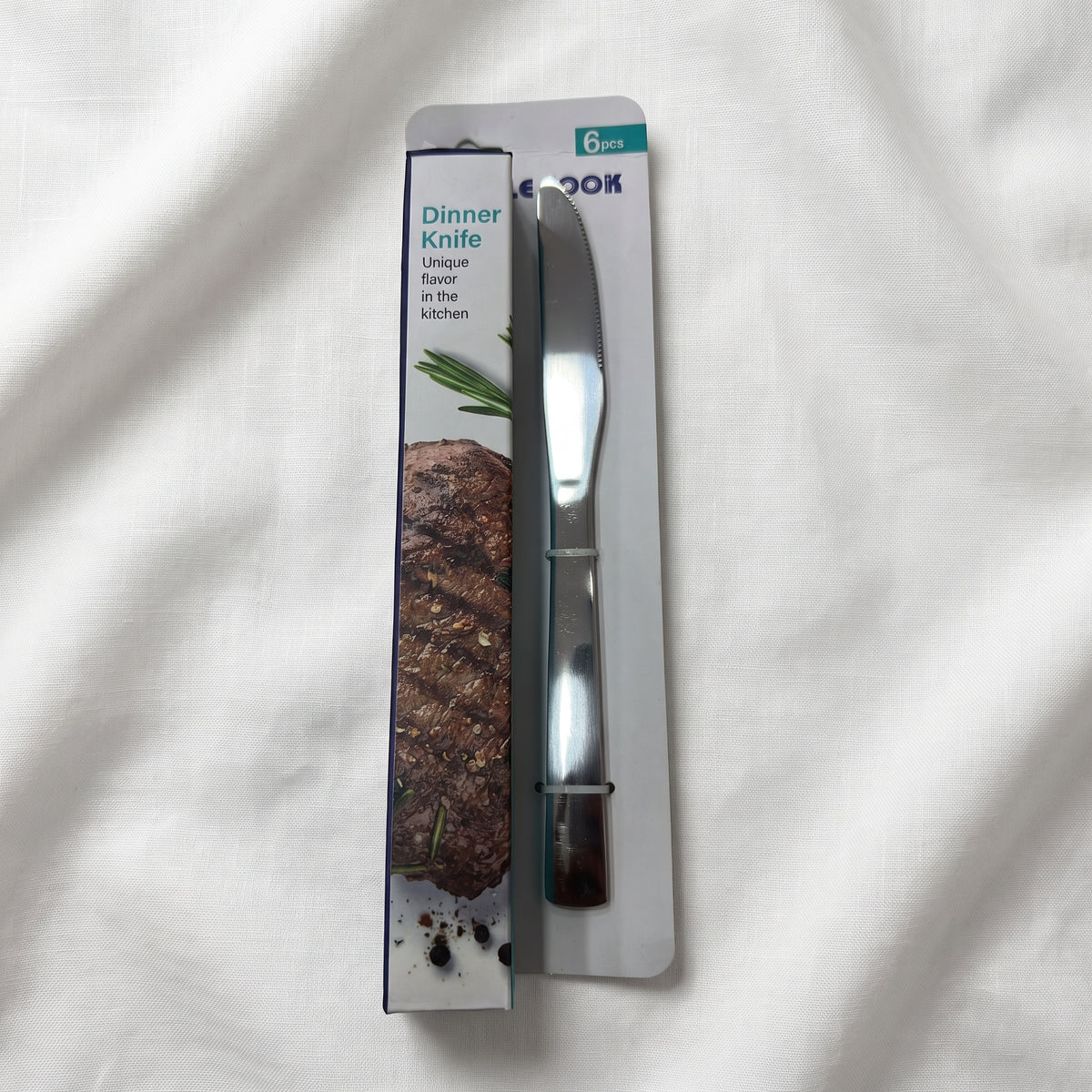 Wide Stainless Steel Knife (6-Piece)