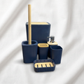 Black Accessories Bathroom Set