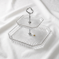 Square Gold Serving Stand