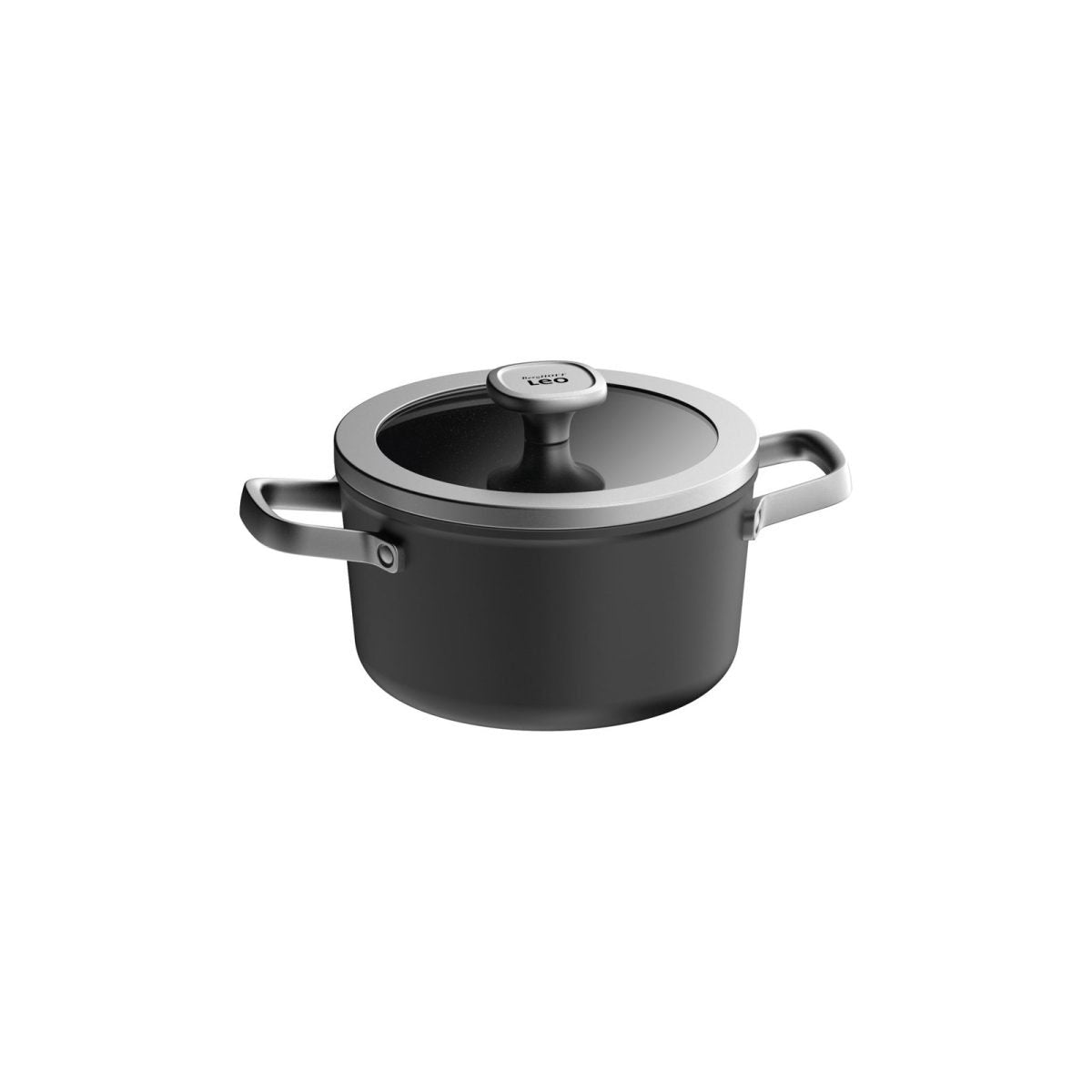 Covered casserole non-stick Graphite 20cm
