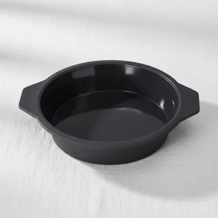 Premium Grey & Pink Silicone Cake Pan with Reinforced Frame (29.5cm)