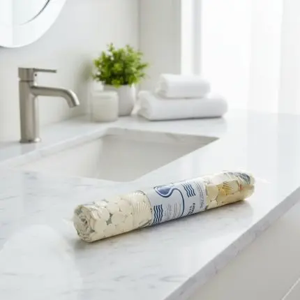 Patterned Bathlux Bathroom Set Table Runner (35cm) – Butterfly