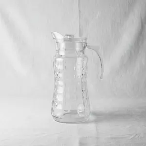 The Prism Minimalist Hydration Vault (1.7L Glass Water Pitcher)