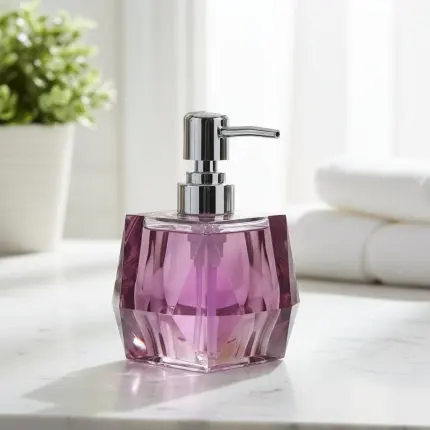 Chic Purple 200ml Liquid Soap Dispenser by Dolkin Home