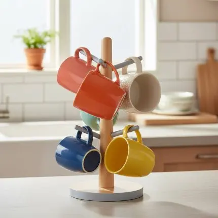 Wood Mugs Holder