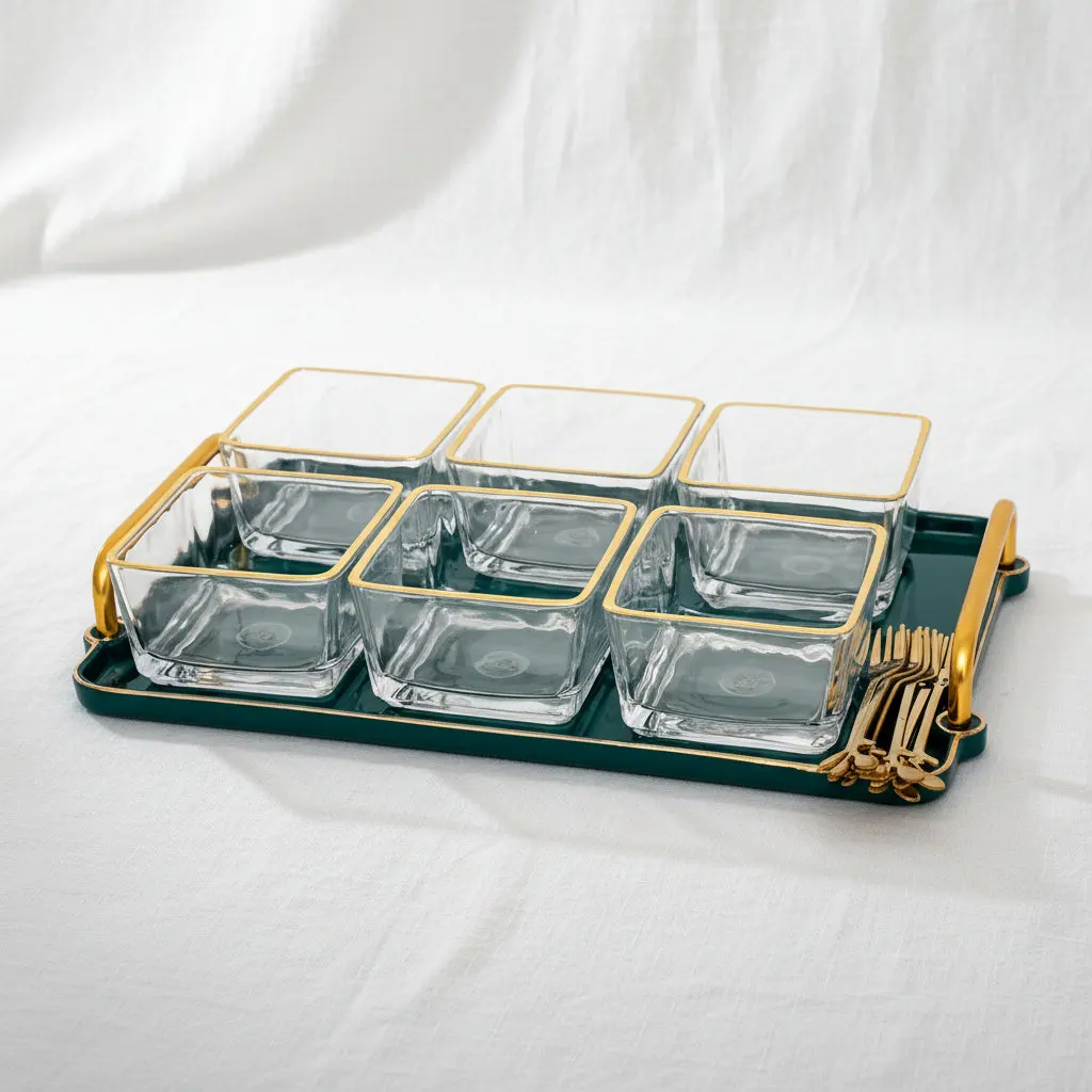 The Artisan Entertaining Porcelain Nut & Fruit Serving Set with Master Tray