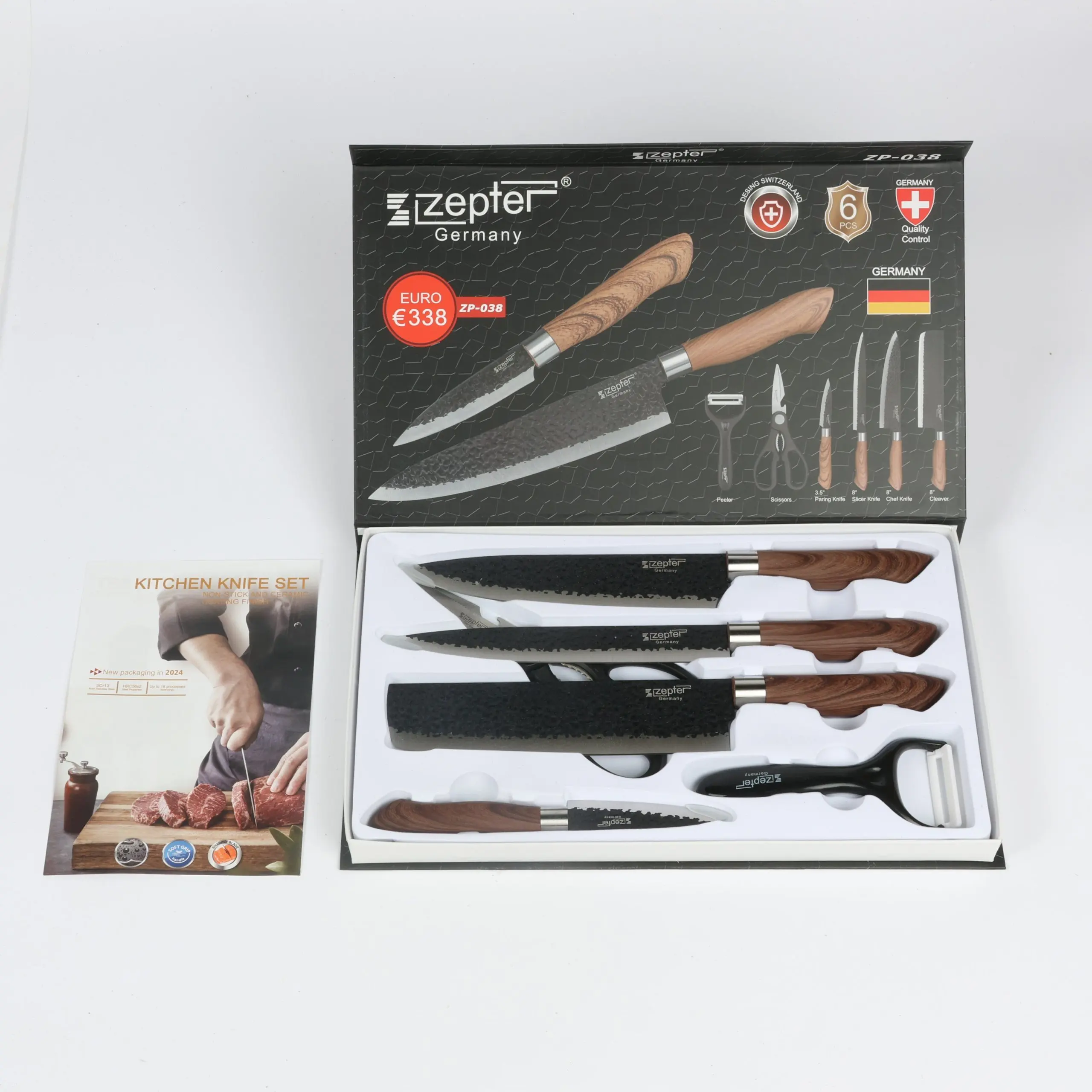 Professional Zepter Ceramic 6-Piece Kitchen Knife Set