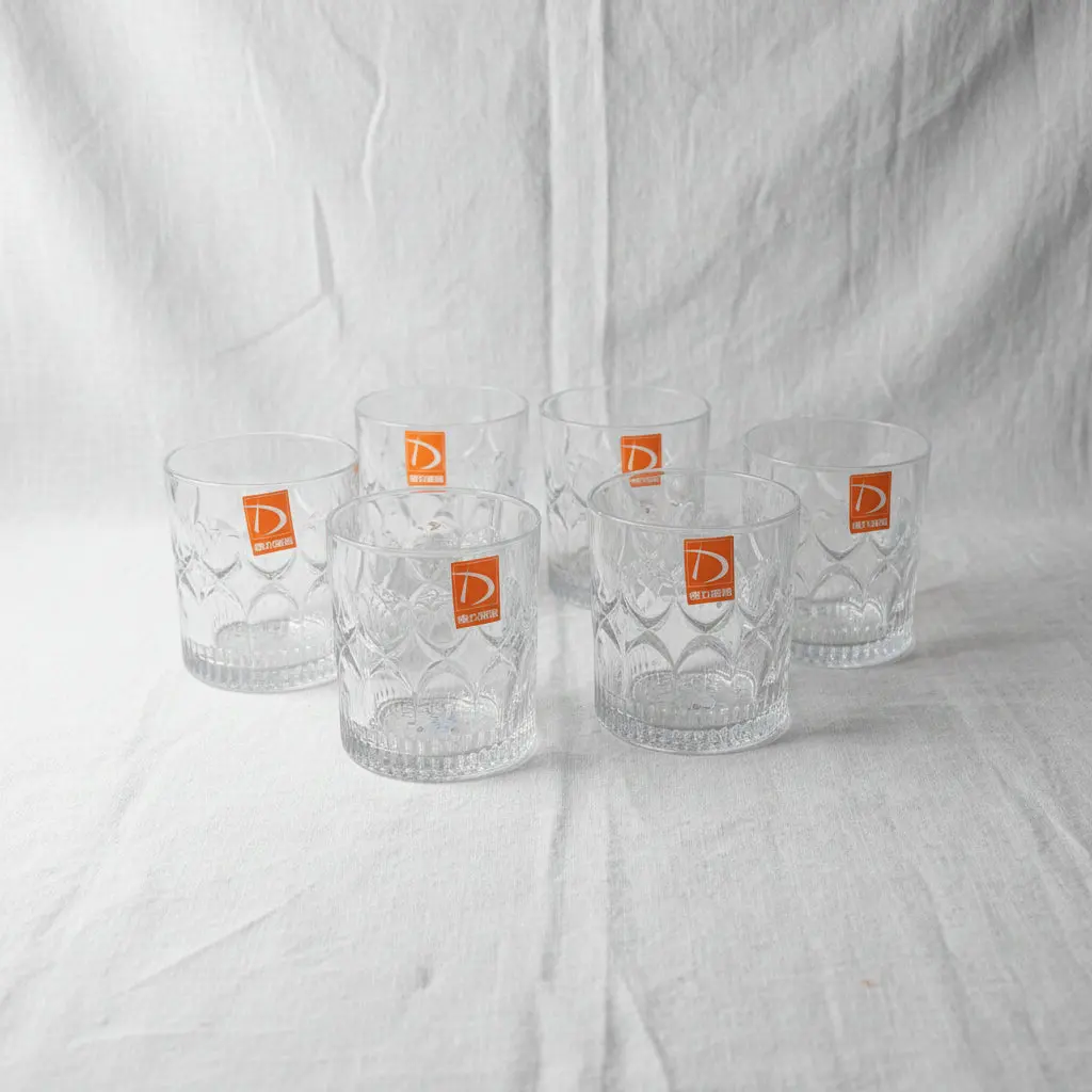 Deli Glass 6-Piece Glass tea cup set 320mm