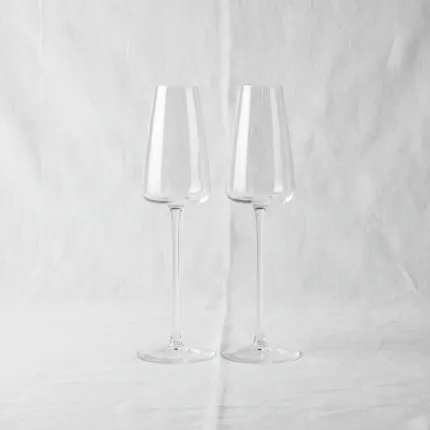 ( Buy 1 Get 1 Free ) Glass Champagne Flute Glass Set (2-Piece)
