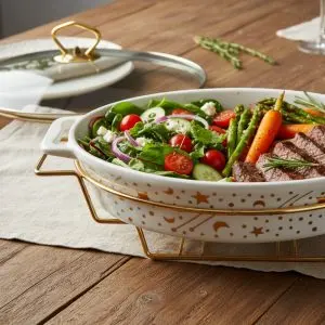 The Minimalist Table Pavilion (Ceramic Serving Dish)