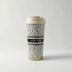 The Botanical Bloom 520ml 2-in-1 Stainless Steel Coffee Tumbler