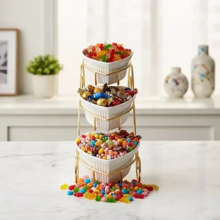 The Zenith Minimalist Ceramic Decorative Candy Bowls