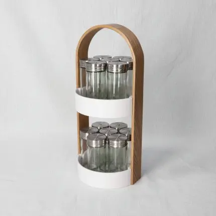 14-Spice Rotating Rack Holder