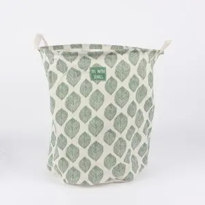 Pattern Printed Circular Storage Basket