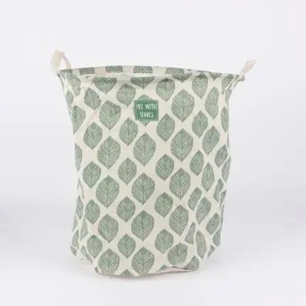 Pattern Printed Circular Storage Basket