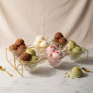 The Glacie Minimalist Glass Ice Cream Vessel