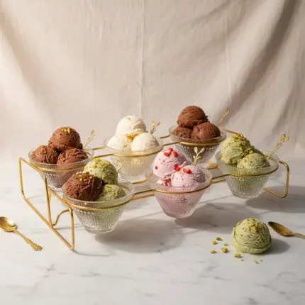 The Glacie Minimalist Glass Ice Cream Vessel