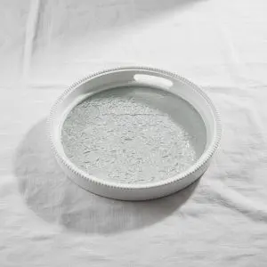Contemporary Neutral Square Plastic Serving Tray (30x30cm)