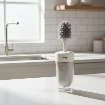 The Minimalist Sanctuary Pavilion (Acrylic Toilet Brush)