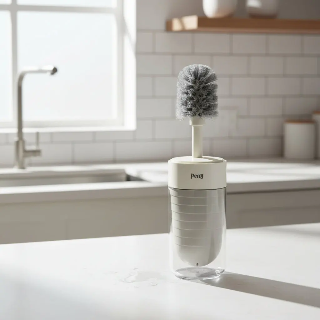 The Minimalist Sanctuary Pavilion (Acrylic Toilet Brush)