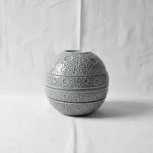 The Cosmic Sphere Grey Space 5-Piece Modular Dinner Set