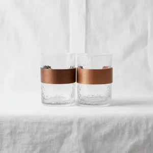 Glass Cocktail Glass Set (2-Piece)