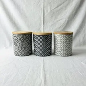 The Element Large Glass Spice Jar Set (3-Piece)