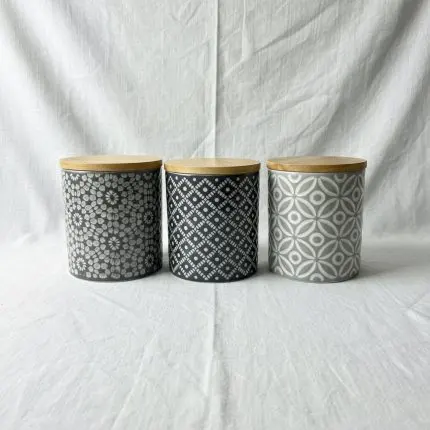 The Element Large Glass Spice Jar Set (3-Piece)
