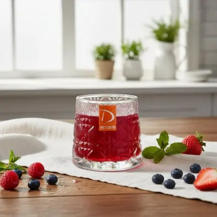 Glass Juice Cups (190ml, 6-Piece) – TKB512E