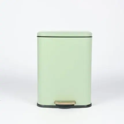 Square Cream 13L Trash Bin