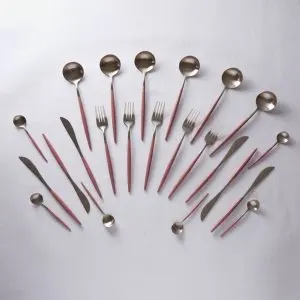 Spoons (4-Piece) – Pink – C12-10