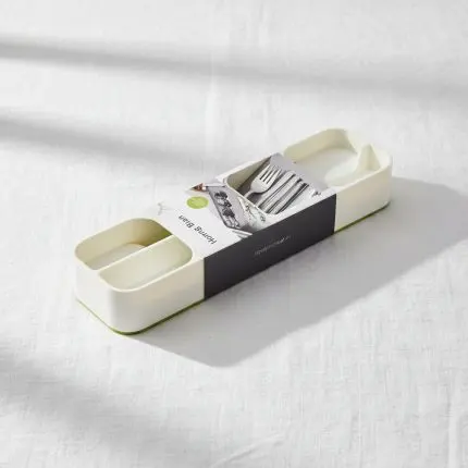 The Citadel Architectural Flatware Vault (Minimalist Cutlery Storage Box)