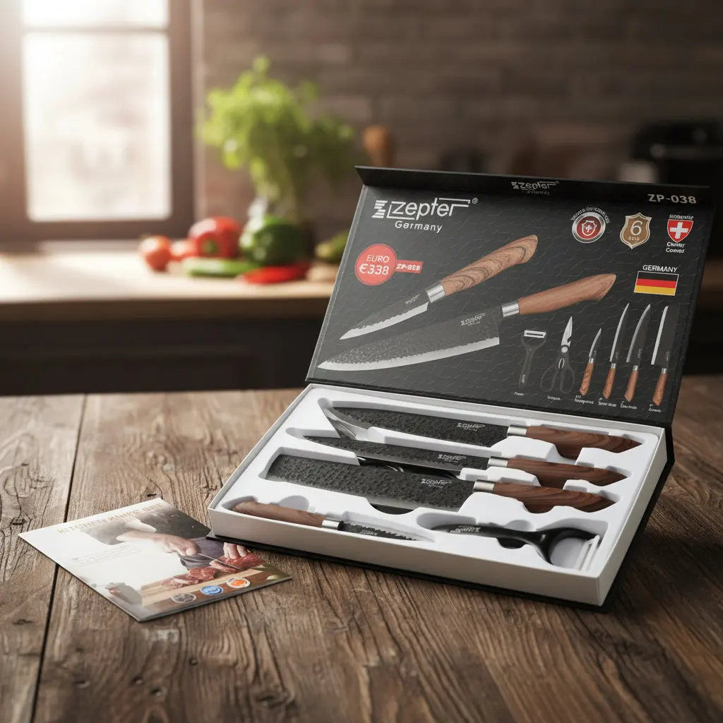 Professional Zepter Ceramic 6-Piece Kitchen Knife Set