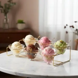 Glass Ice Cream Cup