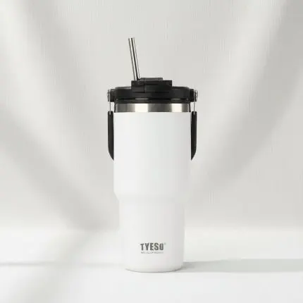 TYESO ROAM Tumbler 2.0 with Flip Straw & Sip Lid (750ml)