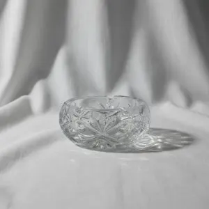 The Minimalist Living Pavilion (Glass Round Patterned Ashtray)