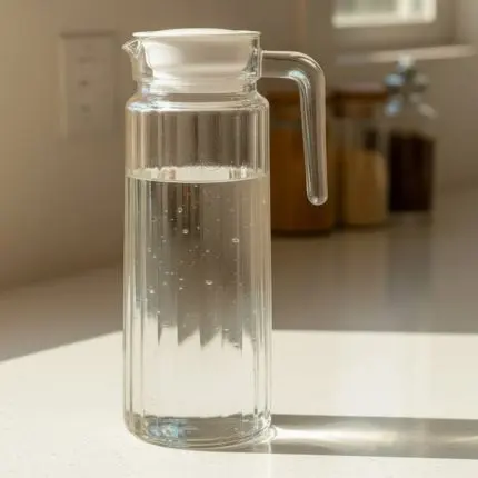The Aero Minimalist Glass Water Pitcher