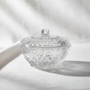 The Deli Minimalist Glass Confectionery Vault (Covered Cookie Bowl)