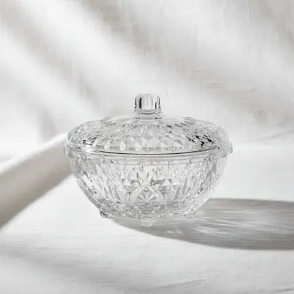 The Deli Minimalist Glass Confectionery Vault (Covered Cookie Bowl)