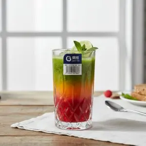 Long Glass Cup (6 Pieces)