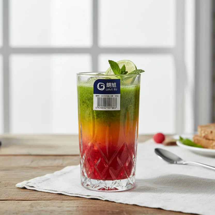 Long Glass Cup (6 Pieces)
