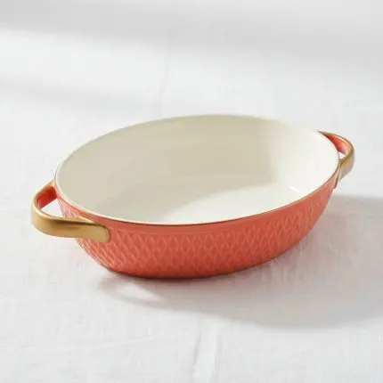 The Minimalist Hearth Pavilion (Porcelain Oval Casserole Dish)